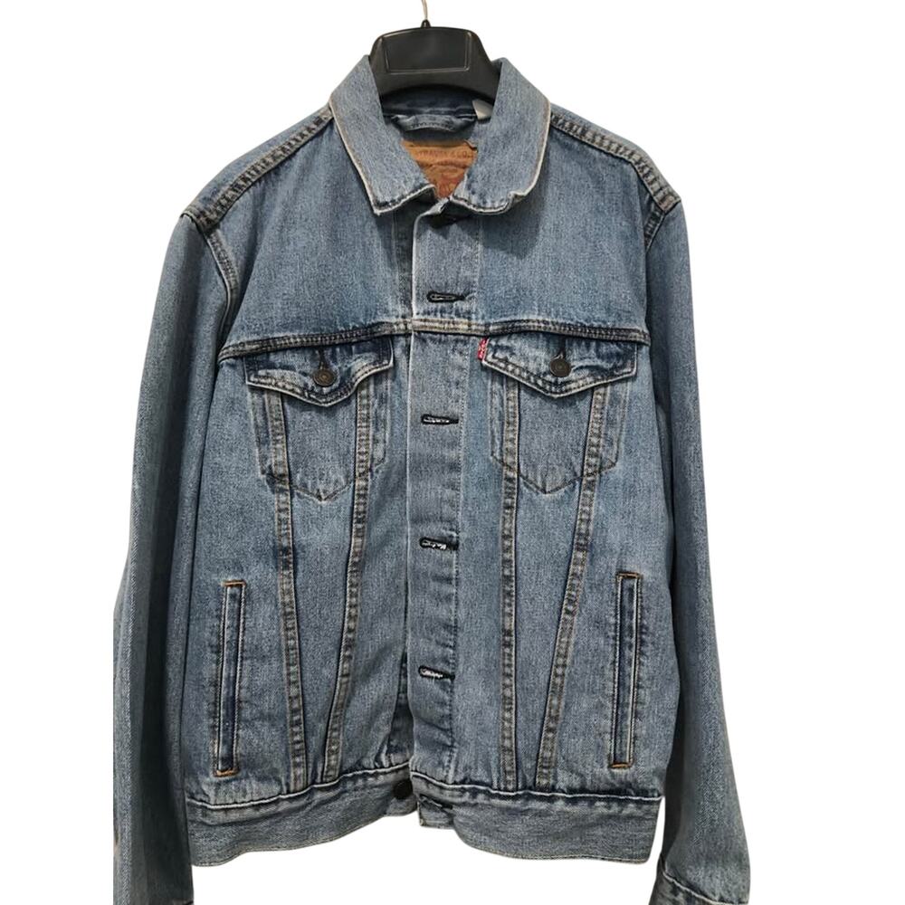 Vintage Levi's 72334 Men's Denim Trucker Jacket - Size Small